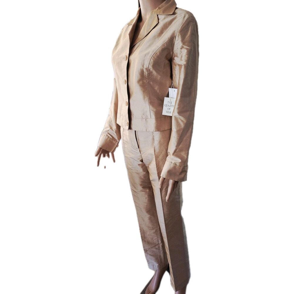 Hugo Buscati Women's Silk Suit Size 8 NWT